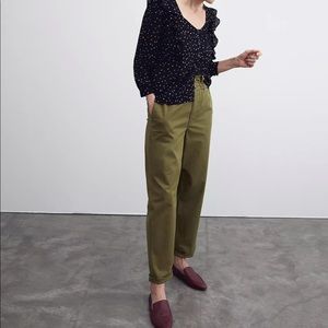 Madewell | paperbag tapered pants